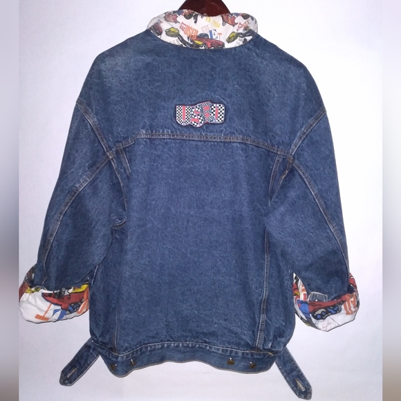 Get Used by Elie jean jacket ds vintage denim coat - Picture 3 of 13